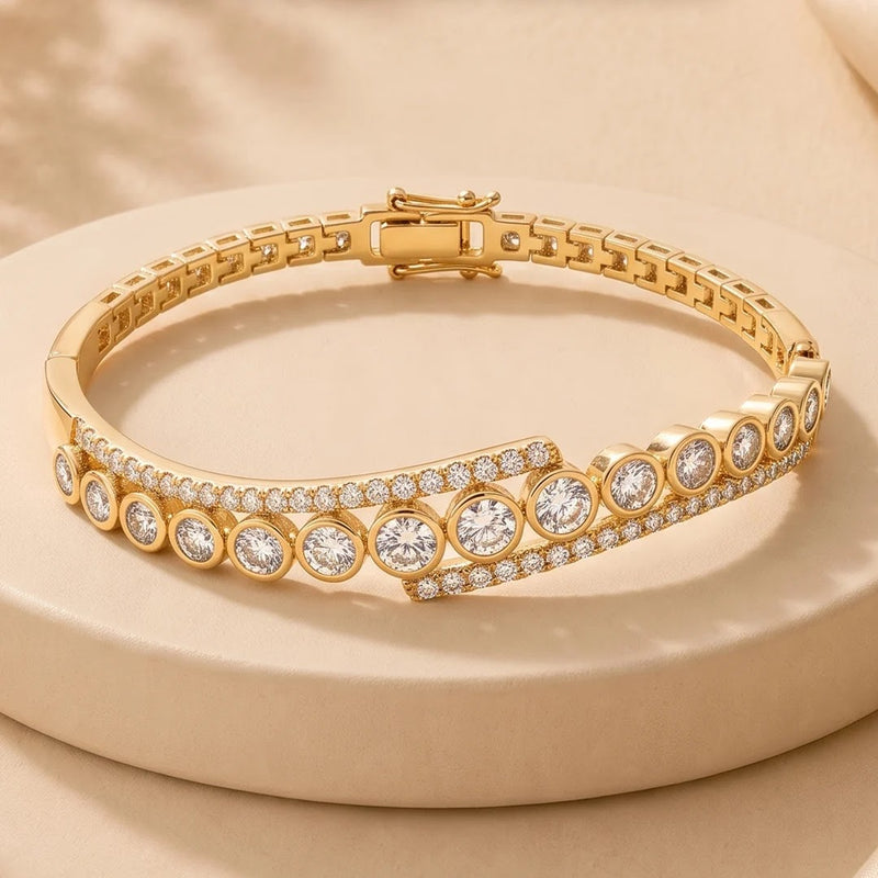3.68 Carat Lab-Grown Diamond Bracelet for Women - view 3
