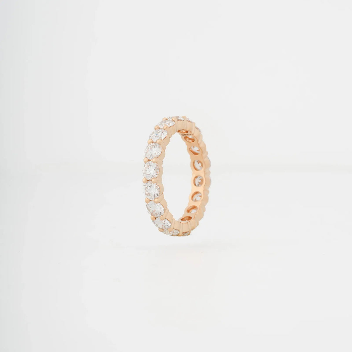 Celeste Oval Lab-Grown Diamond Band Ring - view 3