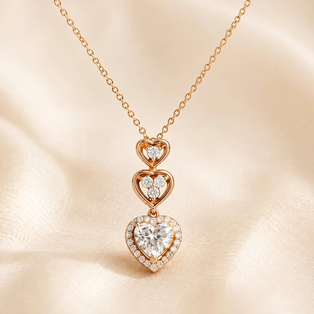 1.88 Ct Mixed-Cut Lab-Grown Diamond Pendant — view 2