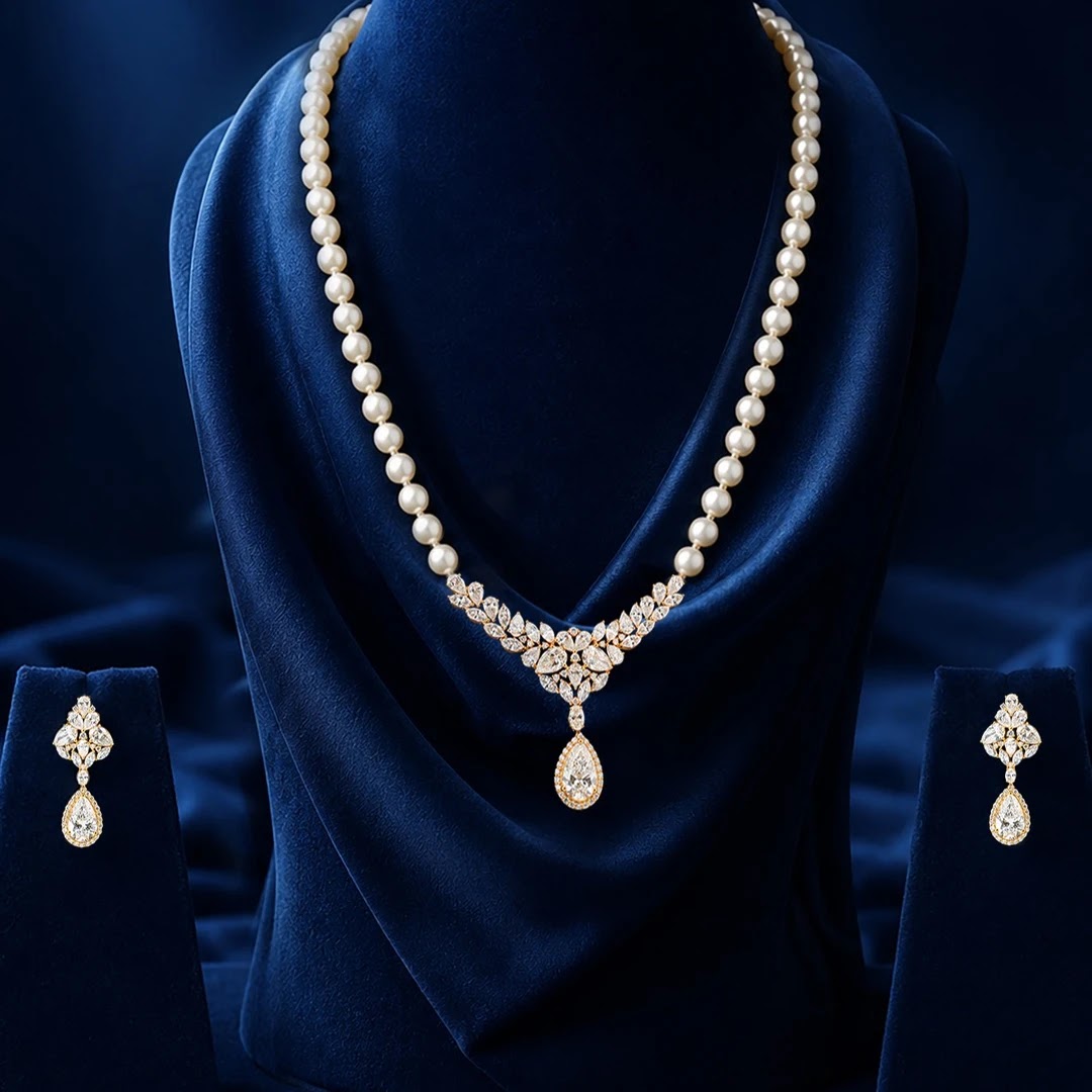 8.07 Ct Mixed-Cut Lab-Grown Diamond with 66.42 Ct Lab-Grown Colourstone Necklace — view 1