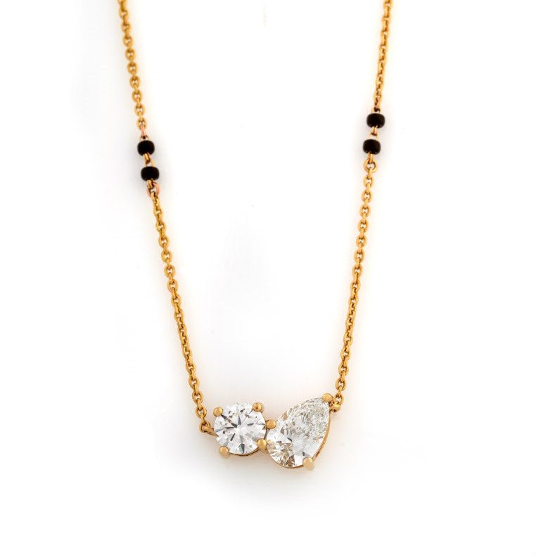 2.51 Carat Lab-Grown Diamond Mangalsutra for Women - view 1