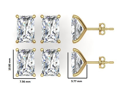 Classic Blissful Solitaire Lab Diamond Martini Studs Earrings