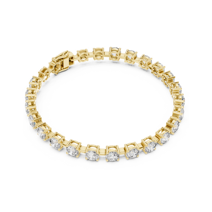 TechChic Lab Diamond Tennis Bracelet for Modern Women & Working Teens