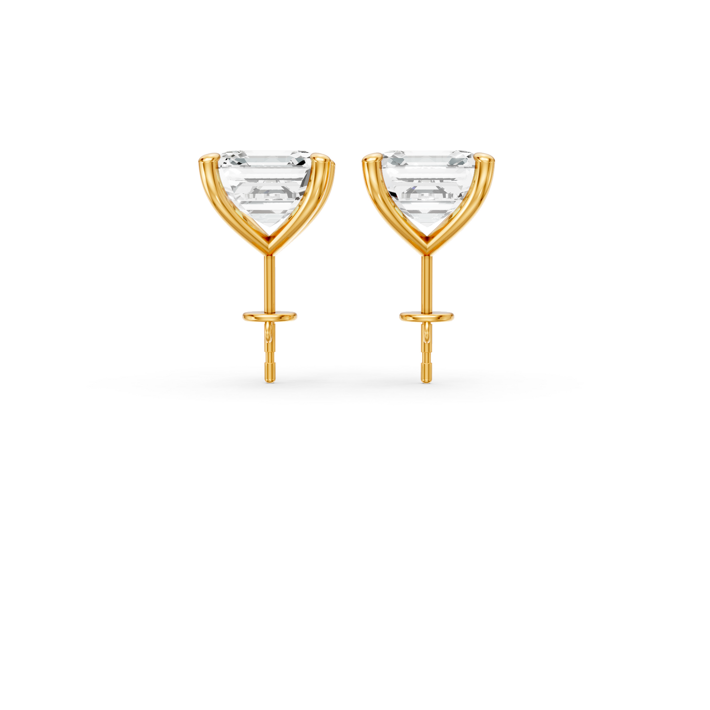 Classic Blissful Solitaire Lab Diamond Martini Studs Earrings
