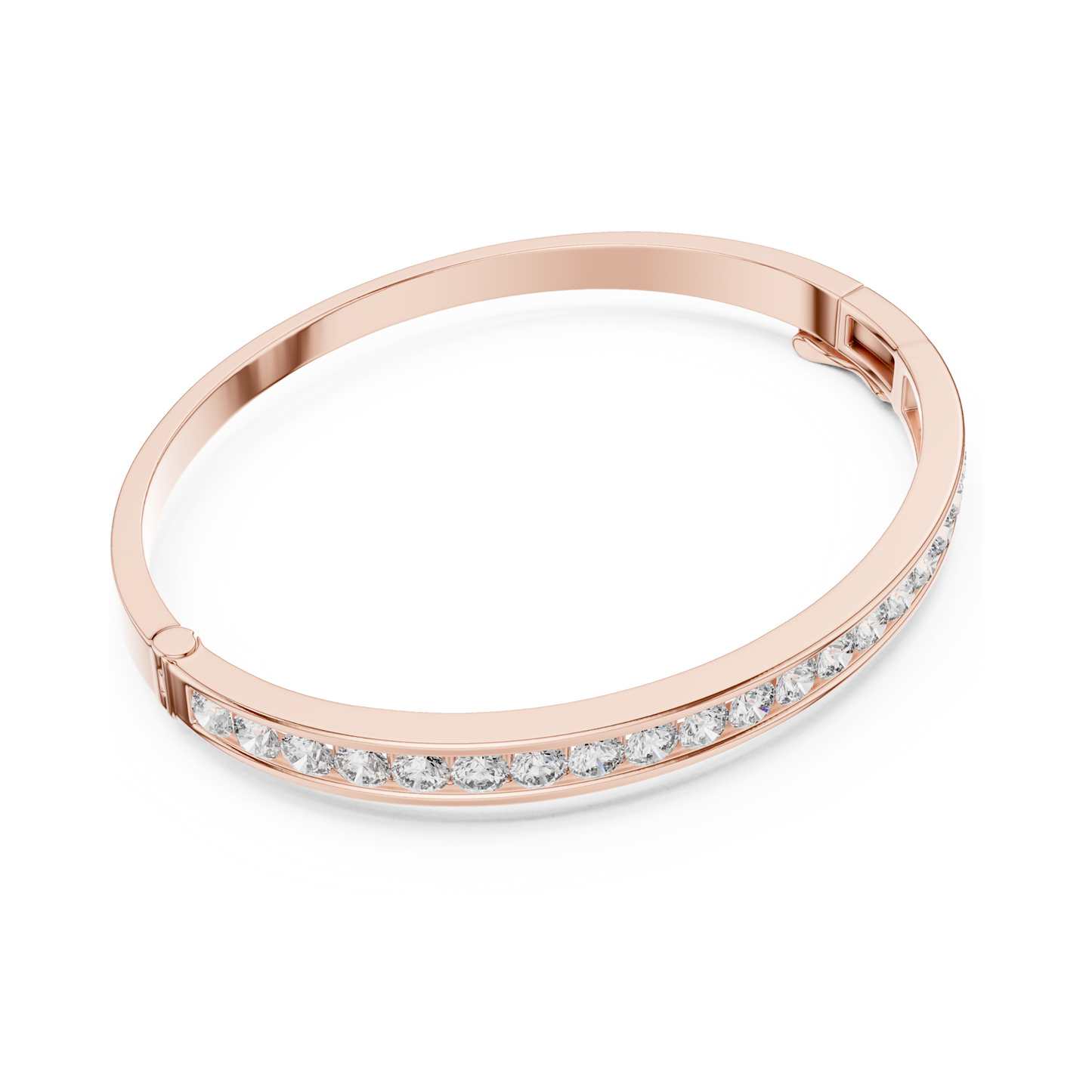 The Pretty Glowing Lab Diamond Bangle for Fashionable Women & Gifting