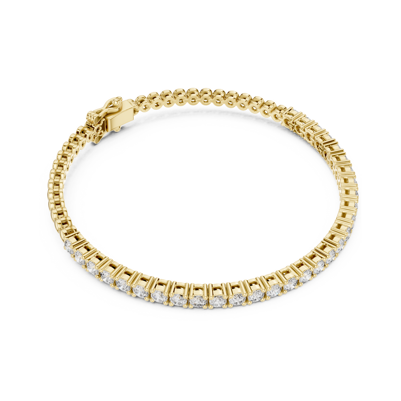 Signature Luxury Lab Diamond Tennis Bracelet for Women | Contemporary Round Cut Sparkling Bracelet for Brides, Corporate Gifts & Anniversary