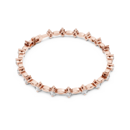 Aurora Grace Lab Diamond Tennis Bracelet For Women
