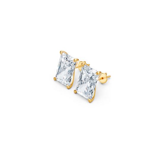Classic Blissful Solitaire Lab Diamond Martini Studs Earrings