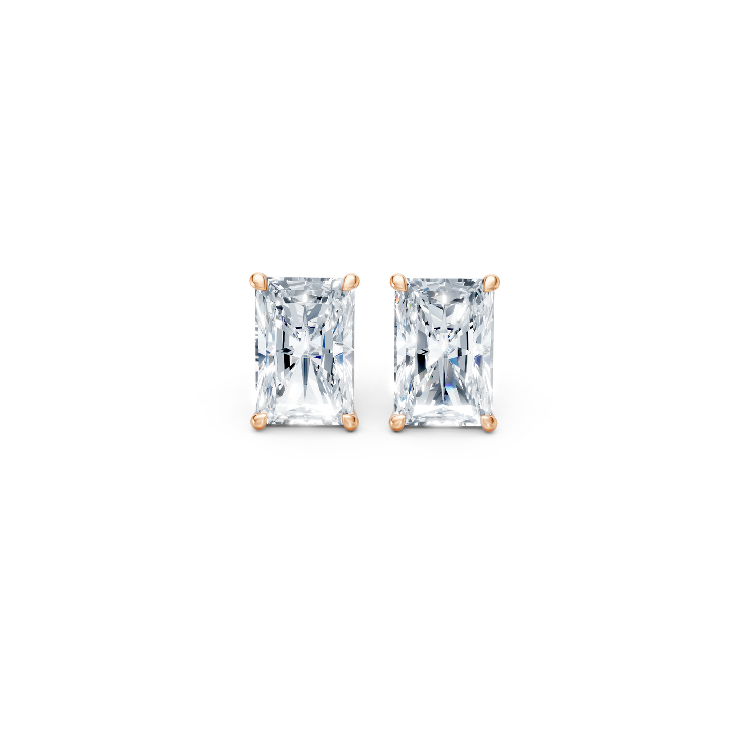 Classic Blissful Solitaire Lab Diamond Martini Studs Earrings