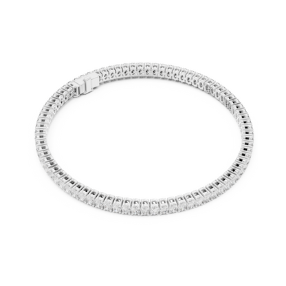 Shimmering Oval Grace Lab Diamond Bracelet for Stylish Women & Teens