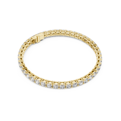 Womens Tennis Bracelet With Classic Fancy Cut Lab Diamond