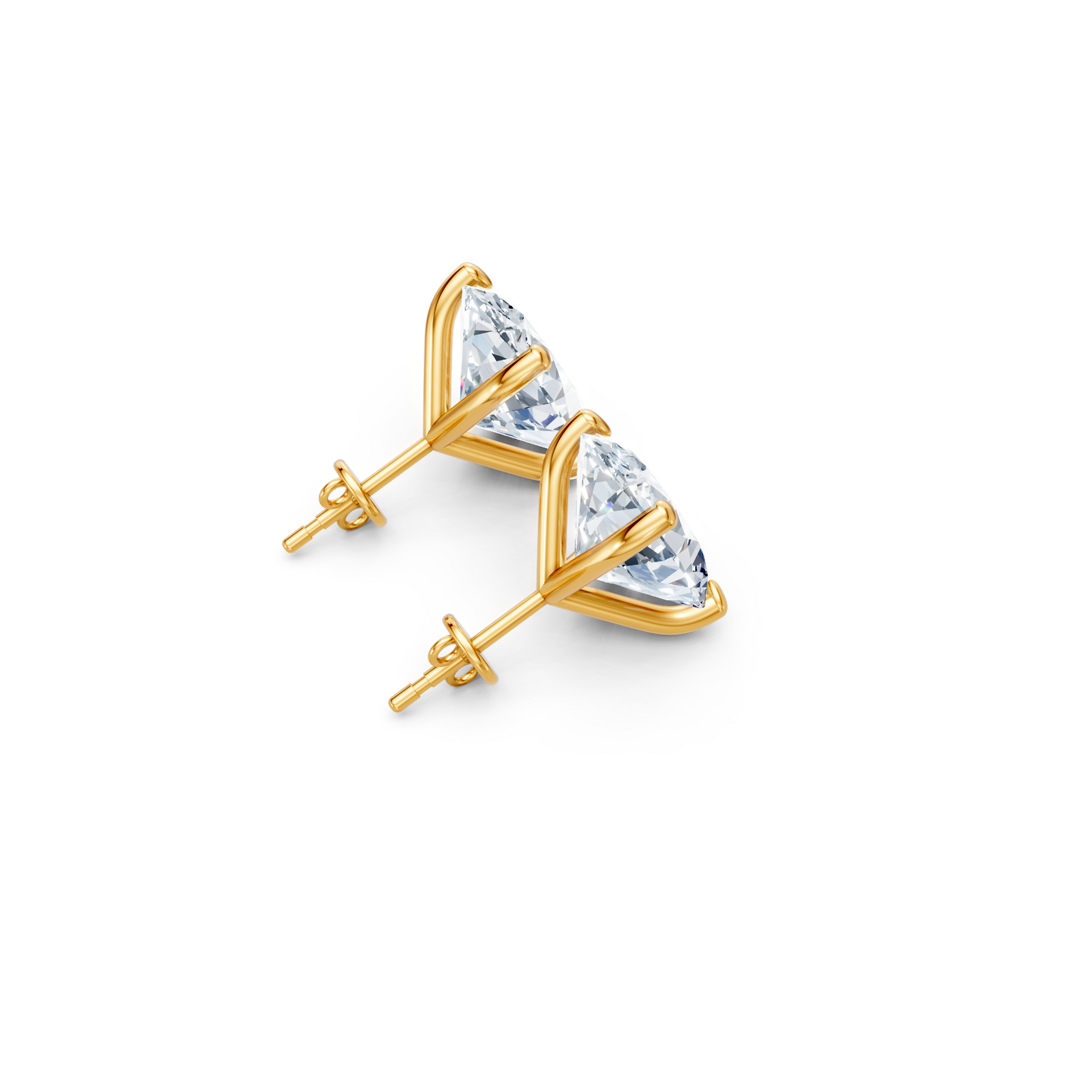 Classic Blissful Solitaire Lab Diamond Martini Studs Earrings