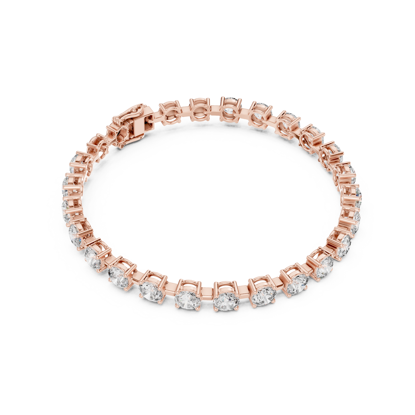 TechChic Lab Diamond Tennis Bracelet for Modern Women & Working Teens
