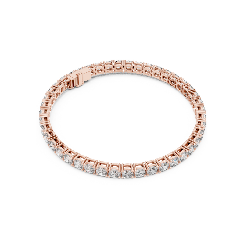 Womens Tennis Bracelet With Classic Fancy Cut Lab Diamond