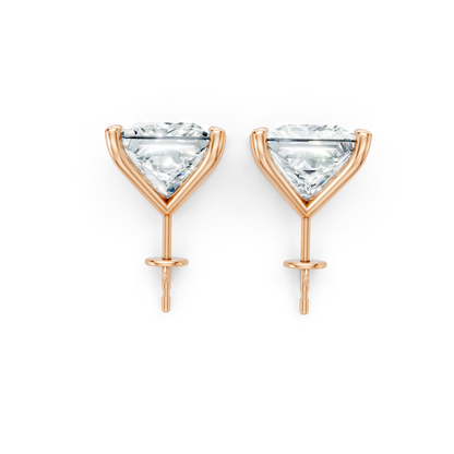 Classic Blissful Solitaire Lab Diamond Martini Studs Earrings