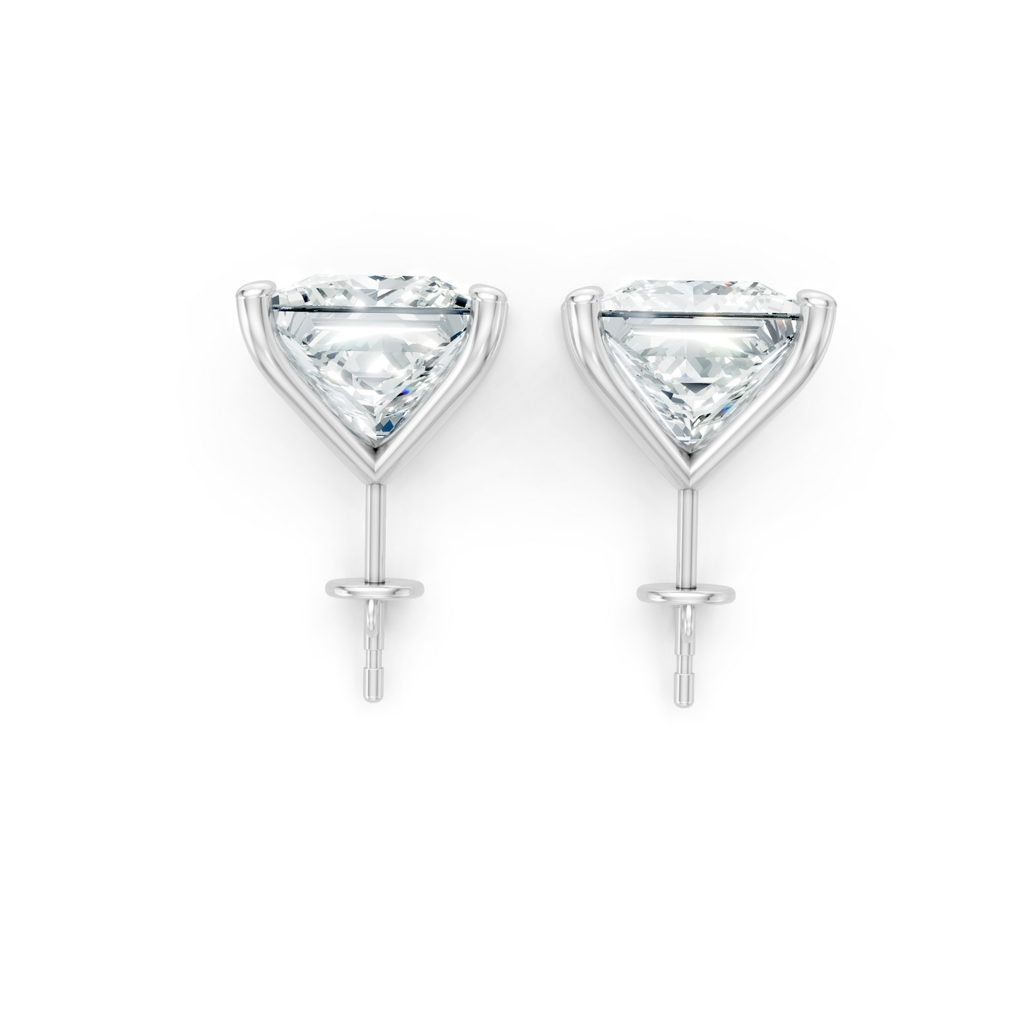 Classic Blissful Solitaire Lab Diamond Martini Studs Earrings