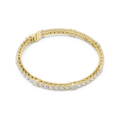 Crown of Success Lab Diamond Tennis Bracelet – Graduation Gift for Princess