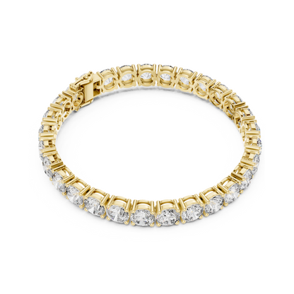 Queenly Crafted Lab Diamond Tennis Bracelet