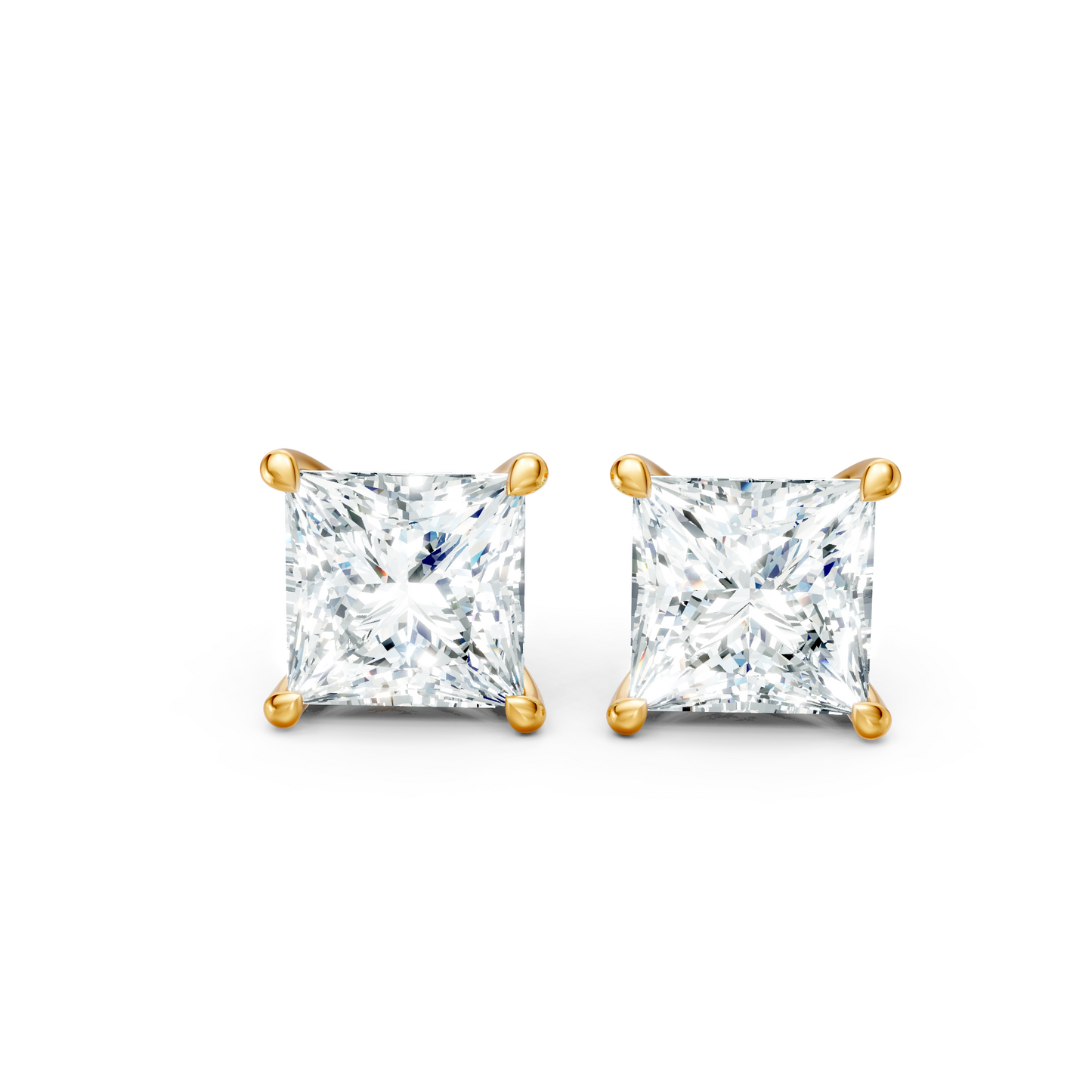 Classic Blissful Solitaire Lab Diamond Martini Studs Earrings