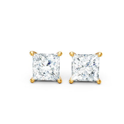 Classic Blissful Solitaire Lab Diamond Martini Studs Earrings