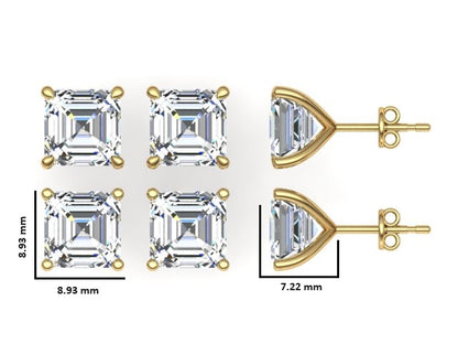 Classic Blissful Solitaire Lab Diamond Martini Studs Earrings