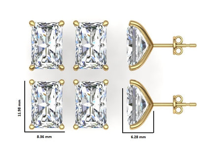 Classic Blissful Solitaire Lab Diamond Martini Studs Earrings