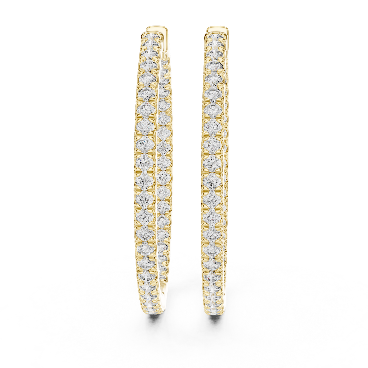 EverGlow – Lab Created Diamond Hoop Earrings for Women