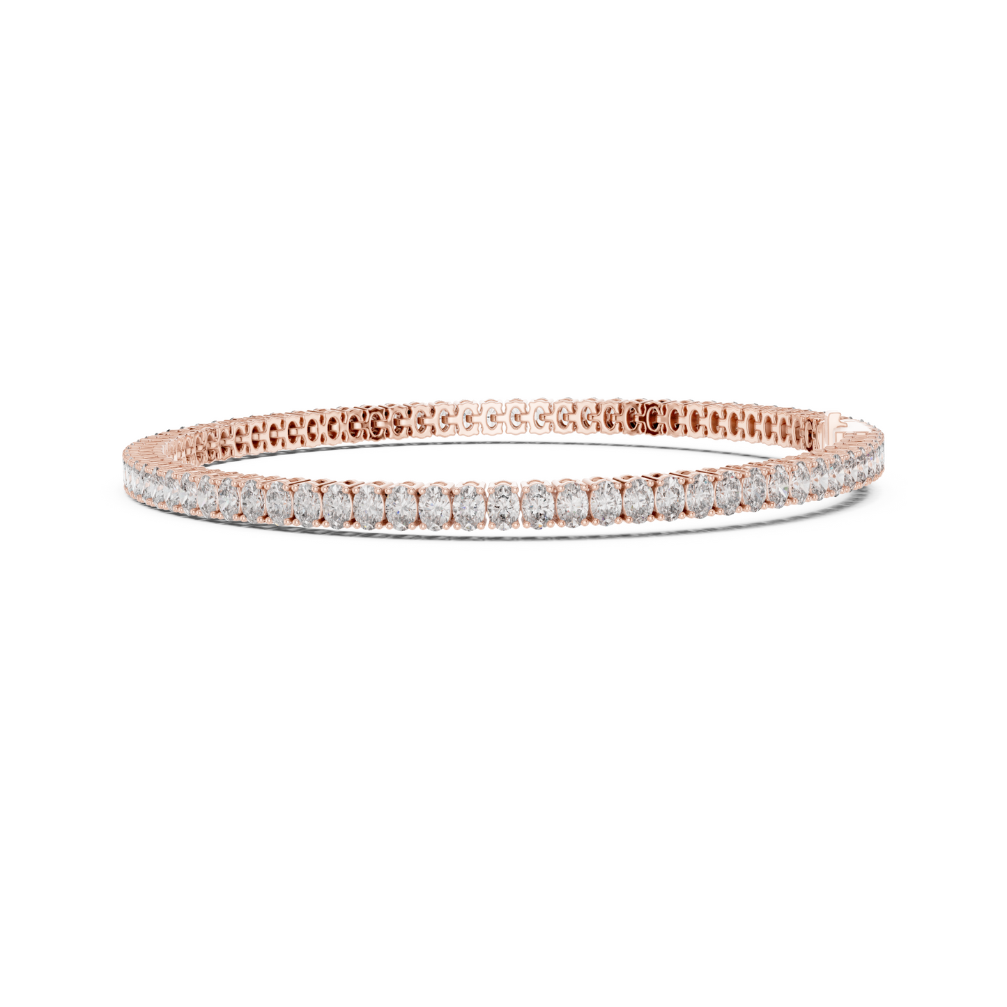 Shimmering Oval Grace Lab Diamond Bracelet for Stylish Women & Teens