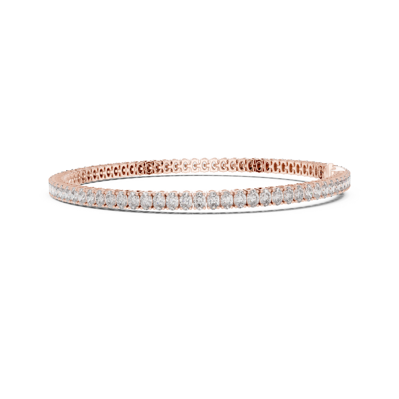 Shimmering Oval Grace Lab Diamond Bracelet for Stylish Women & Teens