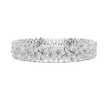 Exquisite Multi Shape Lab Diamond Tennis Bracelet for Everlasting Togetherness