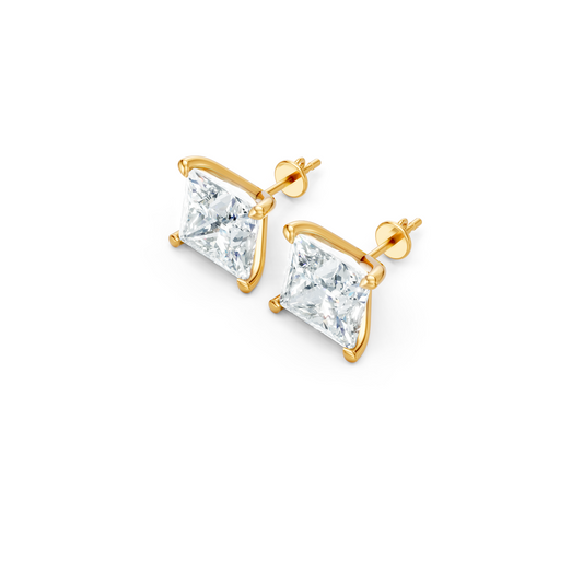 Classic Blissful Solitaire Lab Diamond Martini Studs Earrings