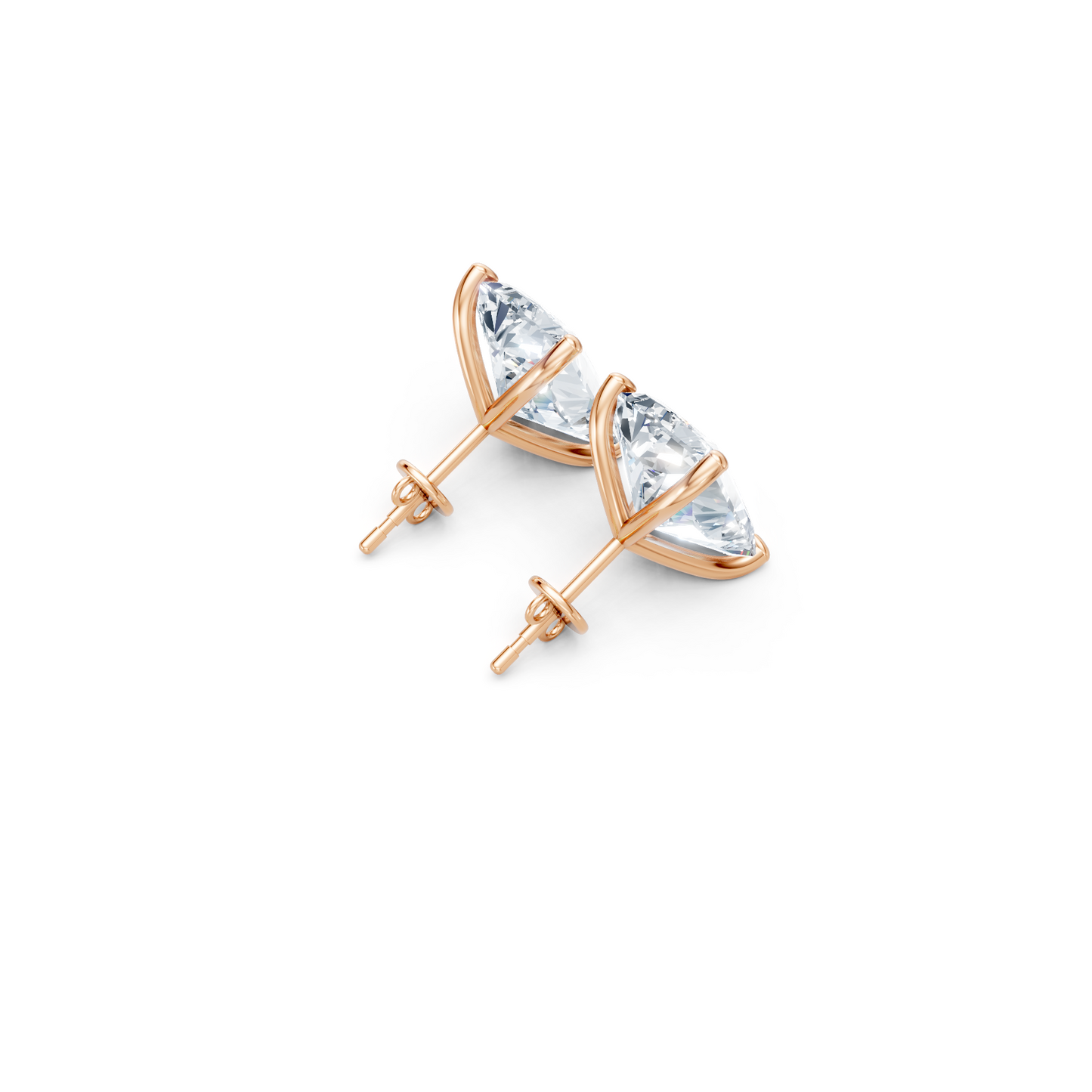 Classic Blissful Solitaire Lab Diamond Martini Studs Earrings