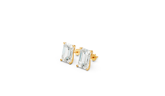 Classic Blissful Solitaire Lab Diamond Martini Studs Earrings