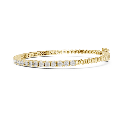 Signature Luxury Lab Diamond Tennis Bracelet for Women | Contemporary Round Cut Sparkling Bracelet for Brides, Corporate Gifts & Anniversary