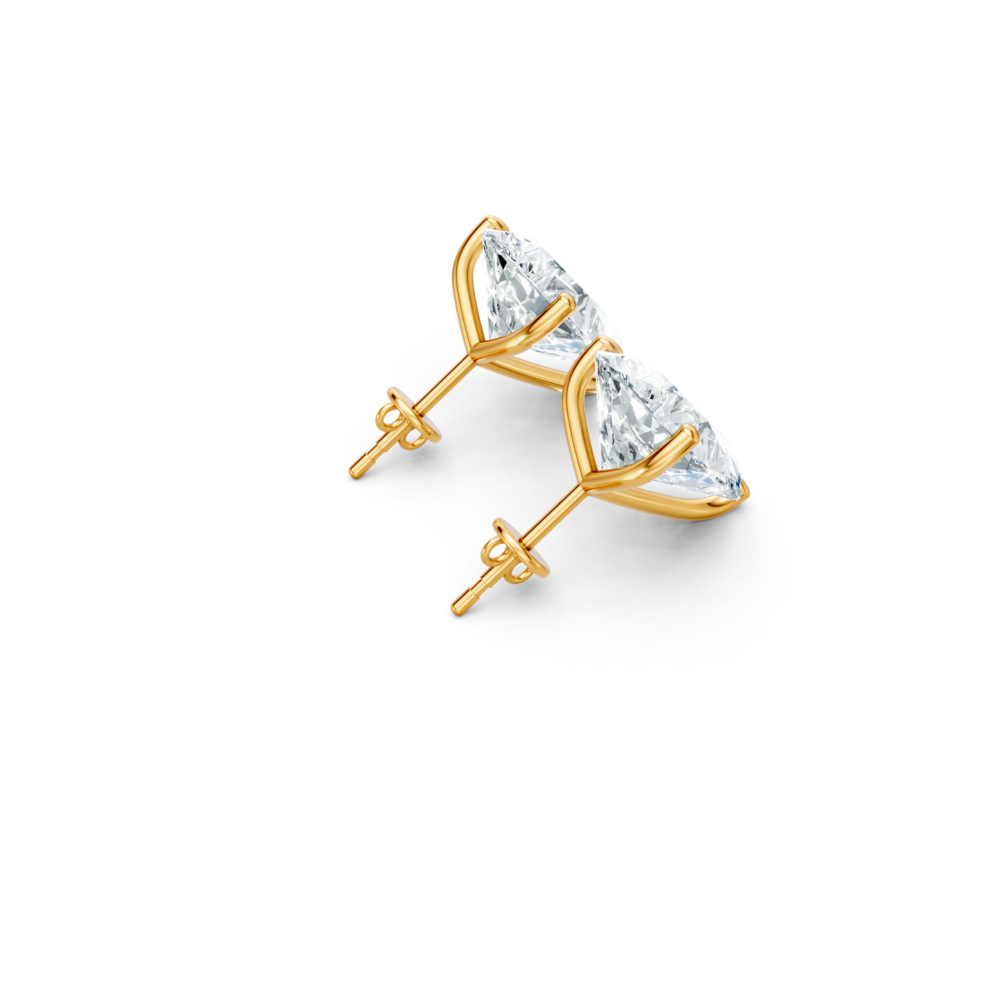 Classic Blissful Solitaire Lab Diamond Martini Studs Earrings