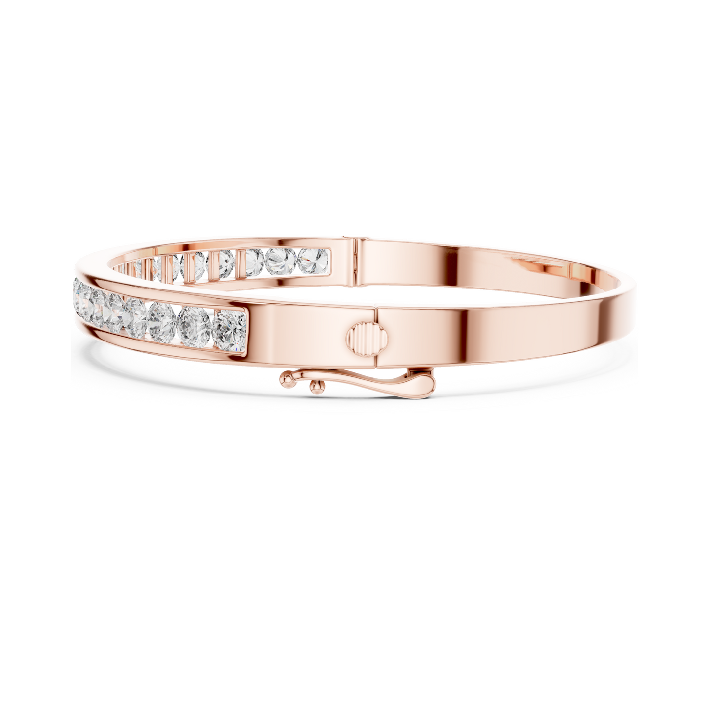 The Pretty Glowing Lab Diamond Bangle for Fashionable Women & Gifting