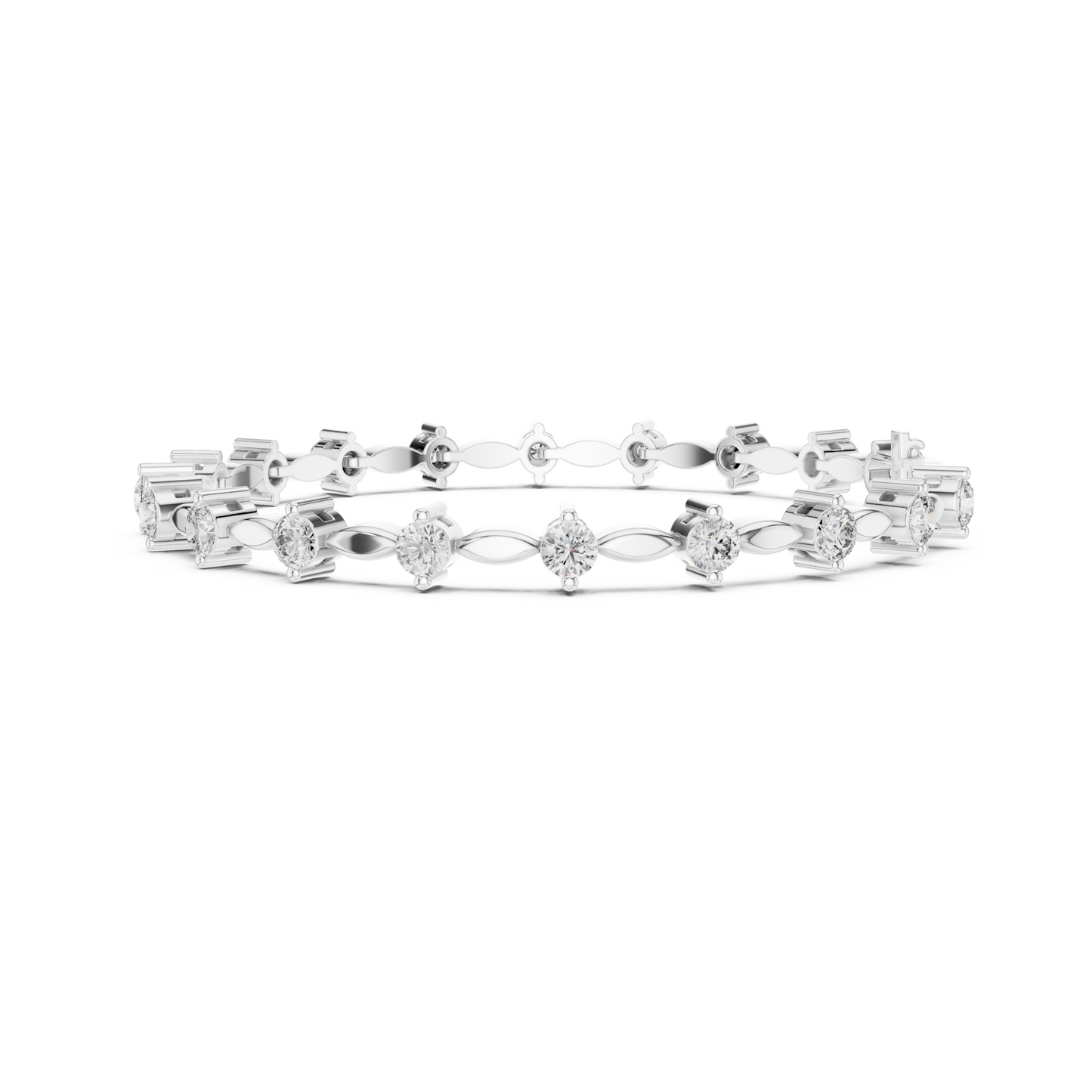 Aurora Grace Lab Diamond Tennis Bracelet For Women