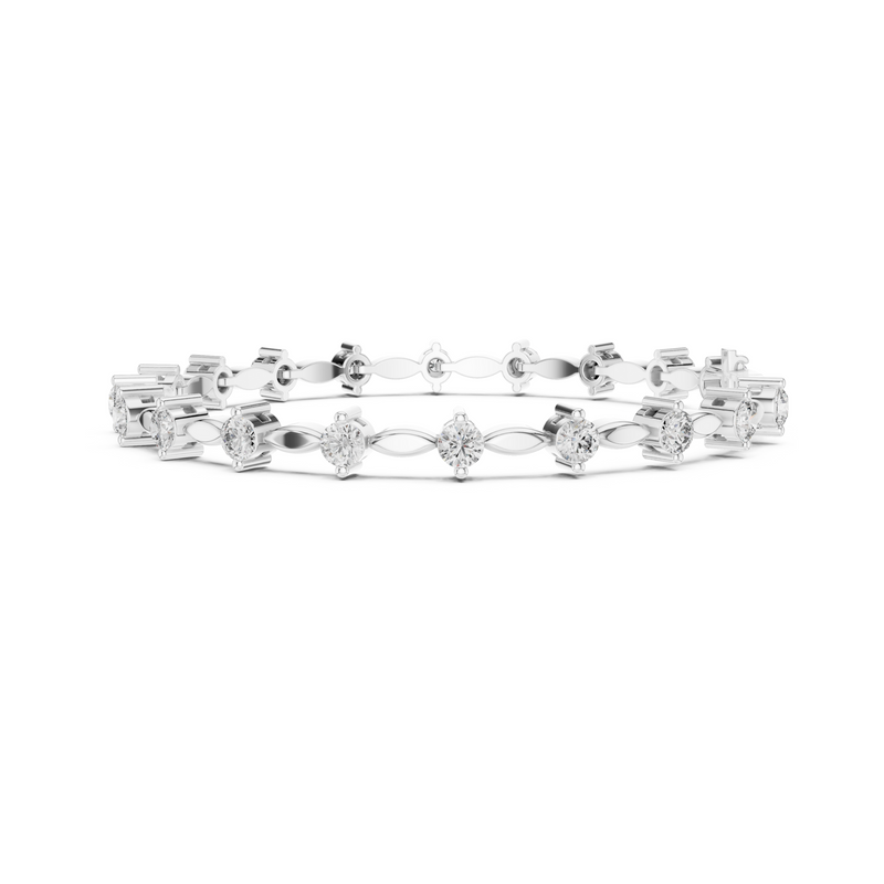 Aurora Grace Lab Diamond Tennis Bracelet For Women