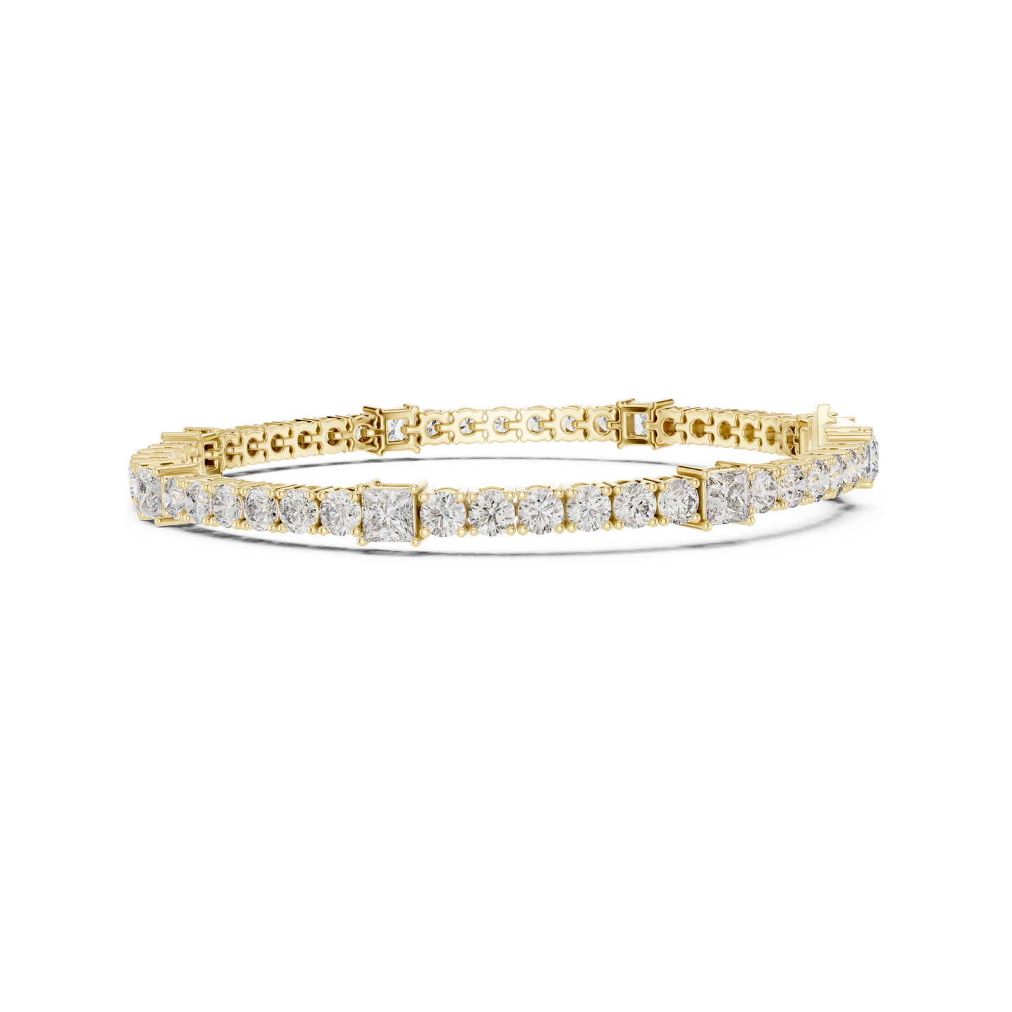 Crown of Success Lab Diamond Tennis Bracelet – Graduation Gift for Princess