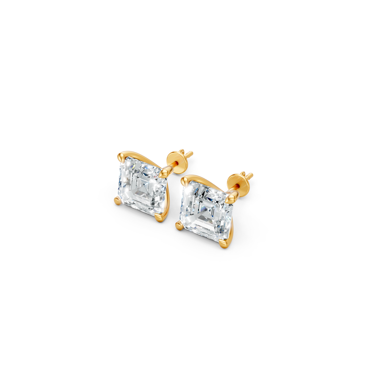Classic Blissful Solitaire Lab Diamond Martini Studs Earrings