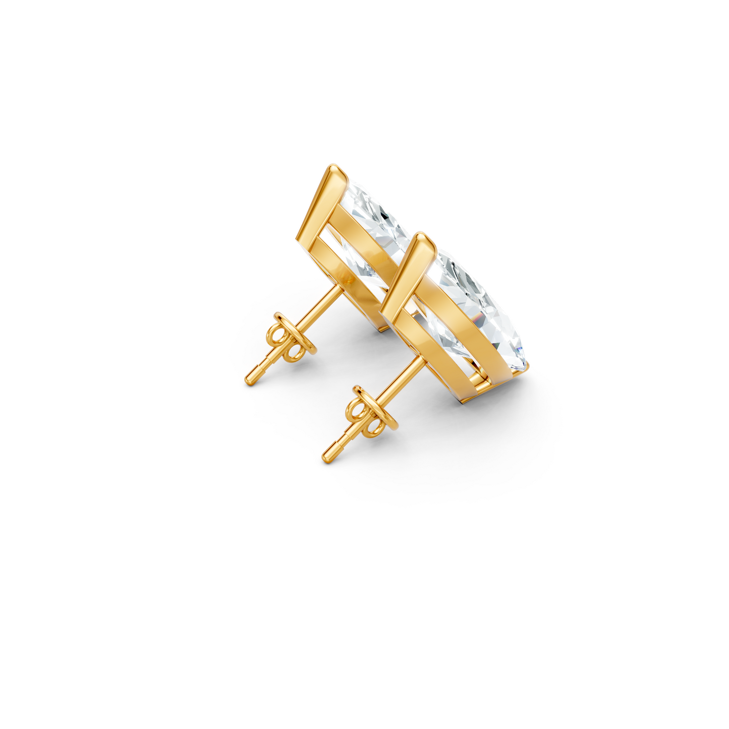 Classic Blissful Solitaire Lab Diamond Martini Studs Earrings