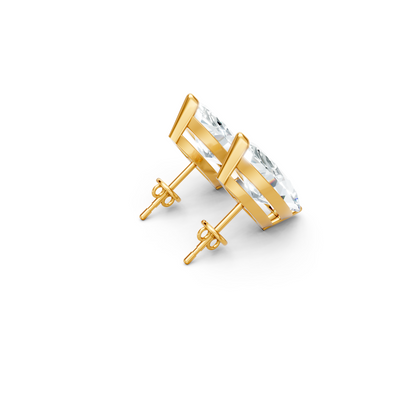 Classic Blissful Solitaire Lab Diamond Martini Studs Earrings