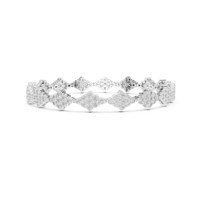Golden Empress Lab Diamond Designer Tennis Bracelet For Women