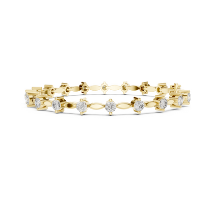 Aurora Grace Lab Diamond Tennis Bracelet For Women