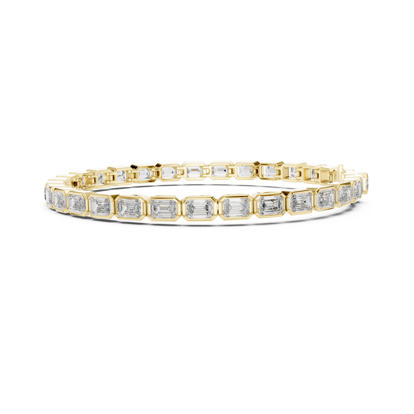 Lustro Grace Emerald Lab Diamond Tennis Bracelet For Special Occasion