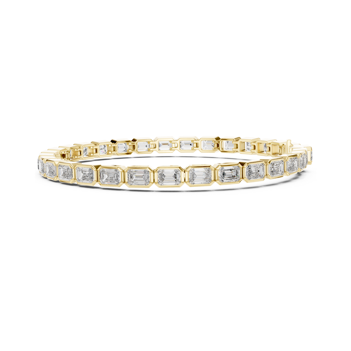 Lustro Grace Emerald Lab Diamond Tennis Bracelet For Special Occasion