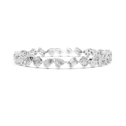 Elite Multi-Cut Lab Diamond Tennis Bracelet – Gift for Women & Wife