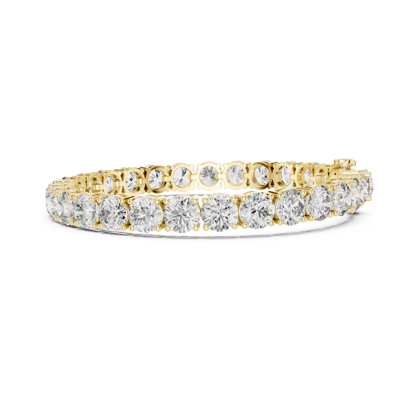 Queenly Crafted Lab Diamond Tennis Bracelet