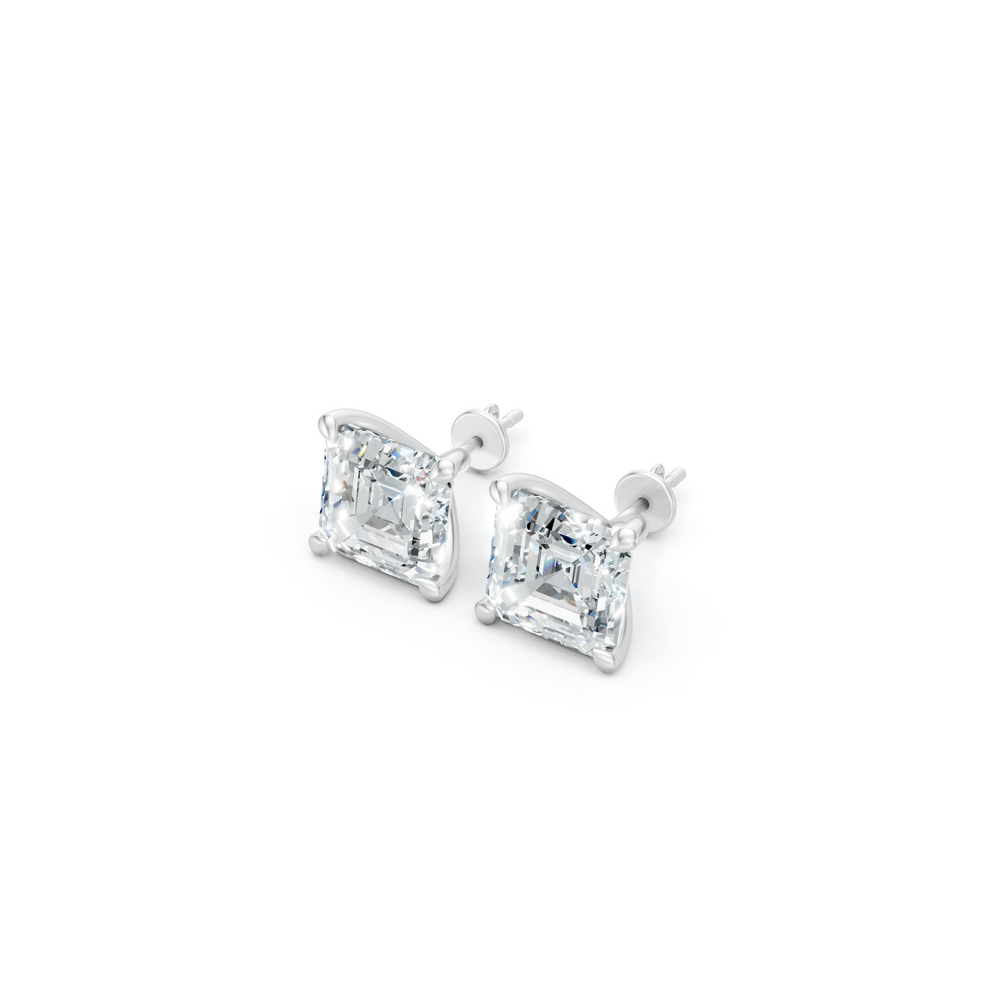 Classic Blissful Solitaire Lab Diamond Martini Studs Earrings