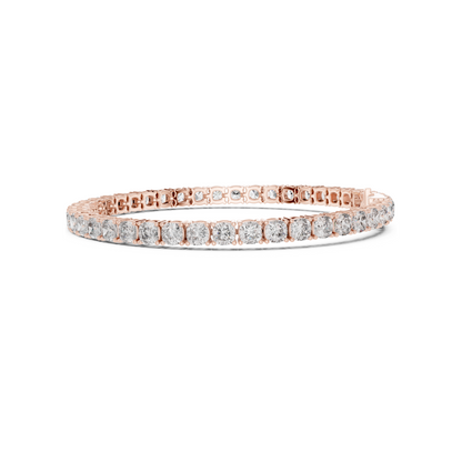 Womens Tennis Bracelet With Classic Fancy Cut Lab Diamond